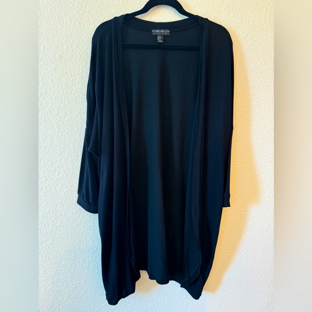 Forever 21 plus size duster/cardigan with pockets